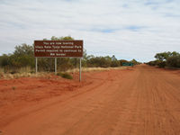 We've got our permit for the Tjukaruru Road